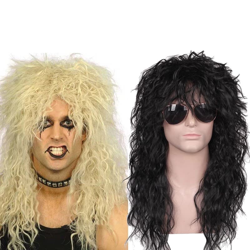 Halloween Punk COS Wig Heavy Metal Disco Party Michael Jackson Rock Wig