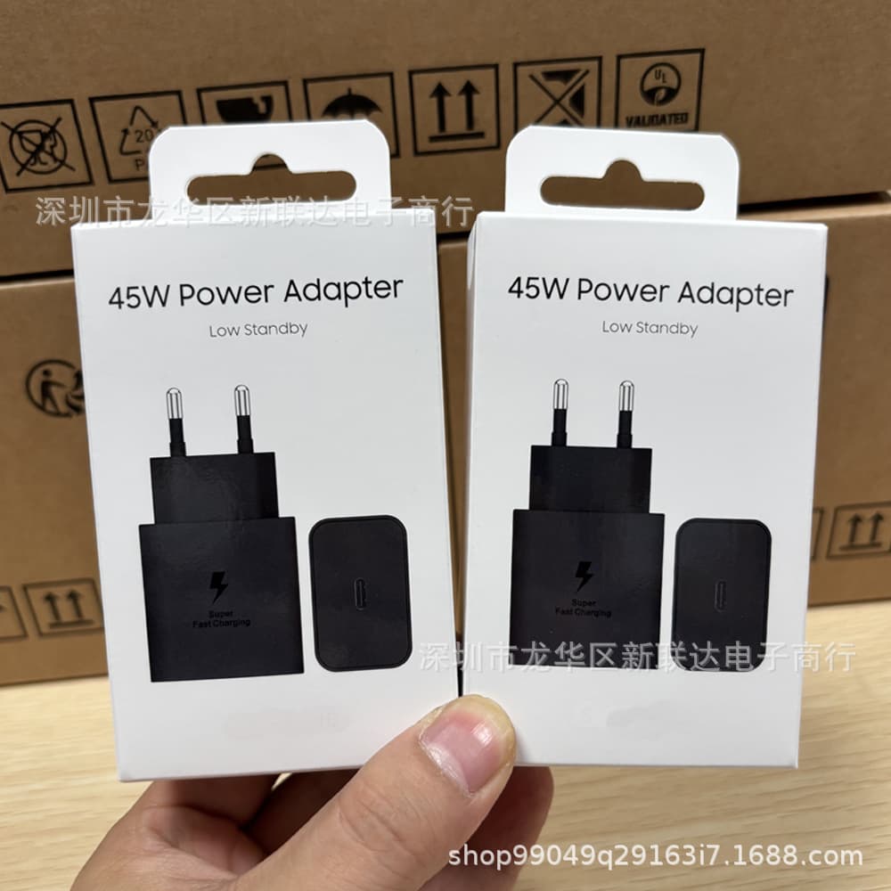 T4511 European standard original charger suitable for Samsung factory original 45W European standard fast charging head PD European standard adapter