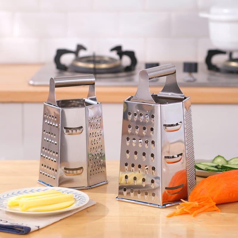 Multifunctional Six-Sided Vegetable Shaver, Radish and Potato Shredder, Cucumber Slicer, Kitchen Tools, Stainless Steel Grater