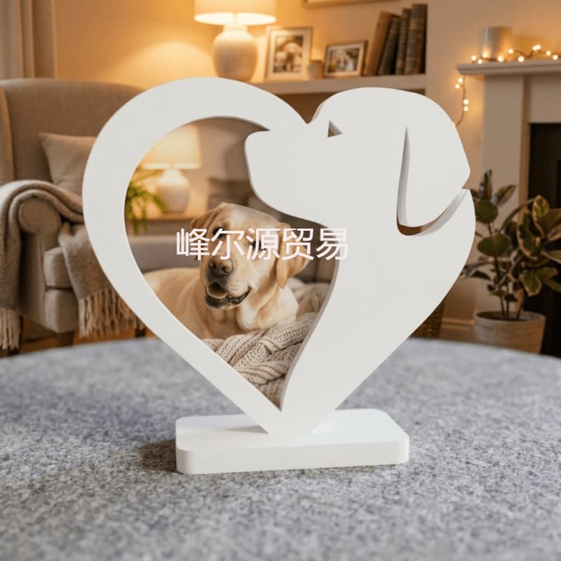 3D printing new products hot selling hot dog love photo frame table photo frame dog gift home decoration ornaments