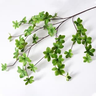 Artificial Plant Japanese Enkianthus, Fake Flowers Green Plant Pieris Japonica, Nordic Style Indoor Living Room Fake Tree Decoration Artificial Flowers