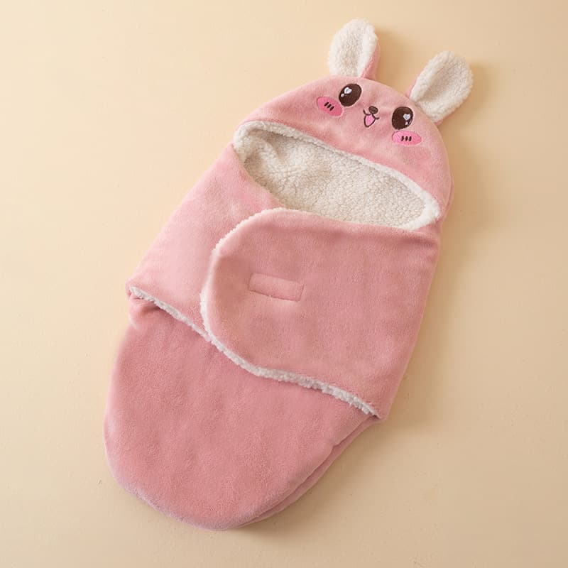 Baby Swaddle Blanket Autumn Winter Newborn Cartoon Wrap Maternity Ward Receiving Blanket Cross-border