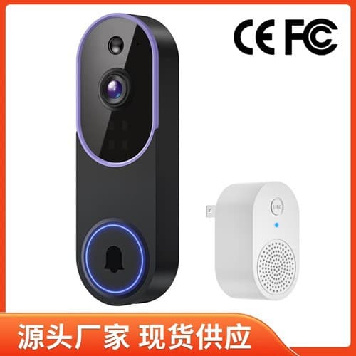 Video Doorbell Security Camera Wireless Intercom Monitor WiFi HD Night Vision Smart Doorbell Electronic Door Viewer Y