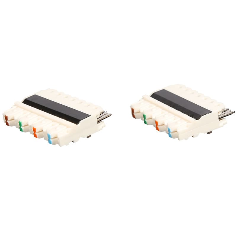 Factory Direct Supply 4-pair 110 Patch Panel Block IDC Network Terminal Block Four-pair Block