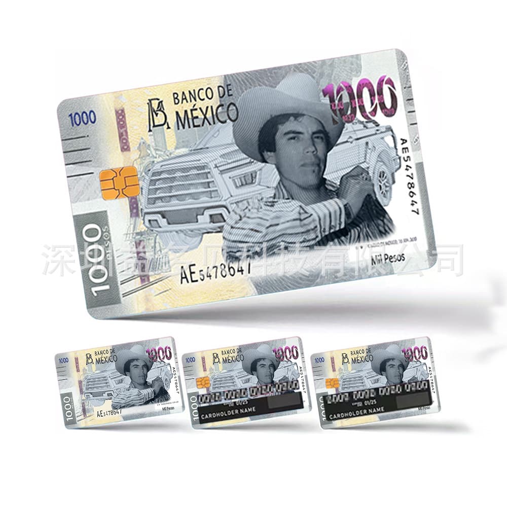 Anti-scratch Anti-slip Credit Debit Card Stickers Vinyl Skin Personalized Bank Card Protection PVC Material for Financial Use