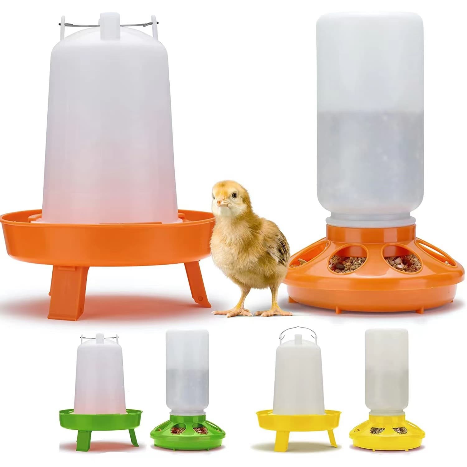 Chick Feeder and 1.5L Amazon Poultry Feeder for Chicken Farming