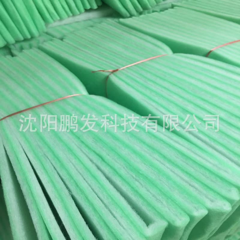 Wholesale Green and White Cotton Fish Tank Filter Pad High Density Aquarium Filter Media Double Layer Filtration