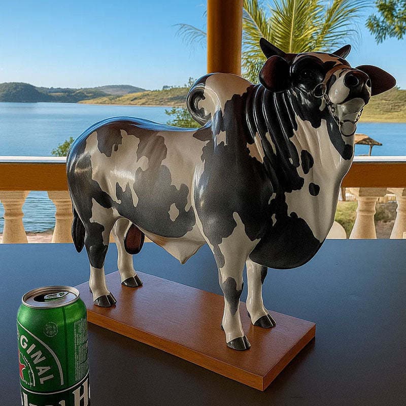New Nelore bull liquor dispensers