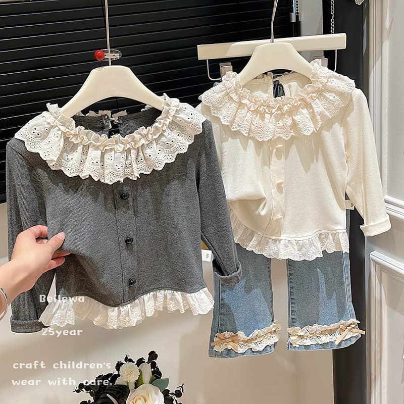 New Autumn Girls' Versatile Top Baby Girls' Base Layer Kids Clothing Fall Outerwear Girls' Sweatshirt Children's Wear