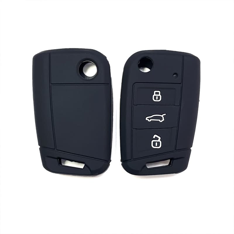 Silicone Key Case Cover for Volkswagen Golf 6 Lamando Lavida T-Roc GOLF7 GTI Tayron