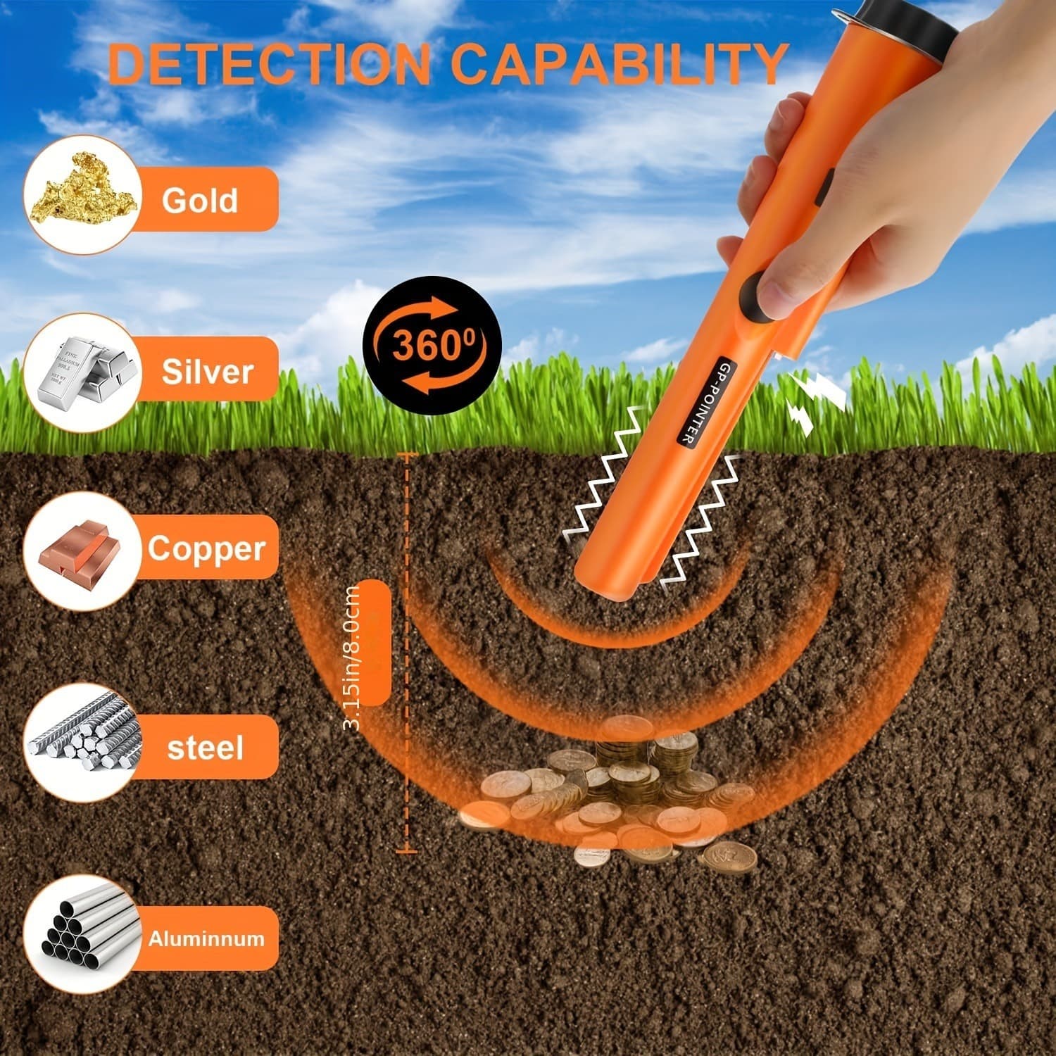 Security Handheld Metal Detector Portable Security Scanner Handheld Metal Detector