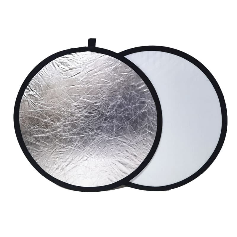 60/80/110CM two-in-one gold/silver/white foldable reflector and soft light panel for live streaming and photography