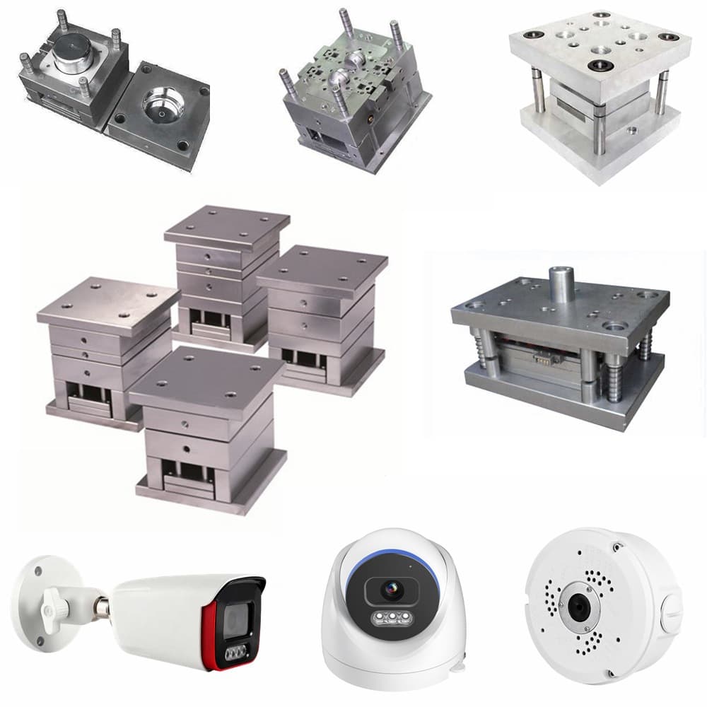 Camera Housing Die Casting Mold IP66 IP67 Waterproof Vandal-Proof Surveillance Housing Injection Mold Stamping Mold Die Casting Mold