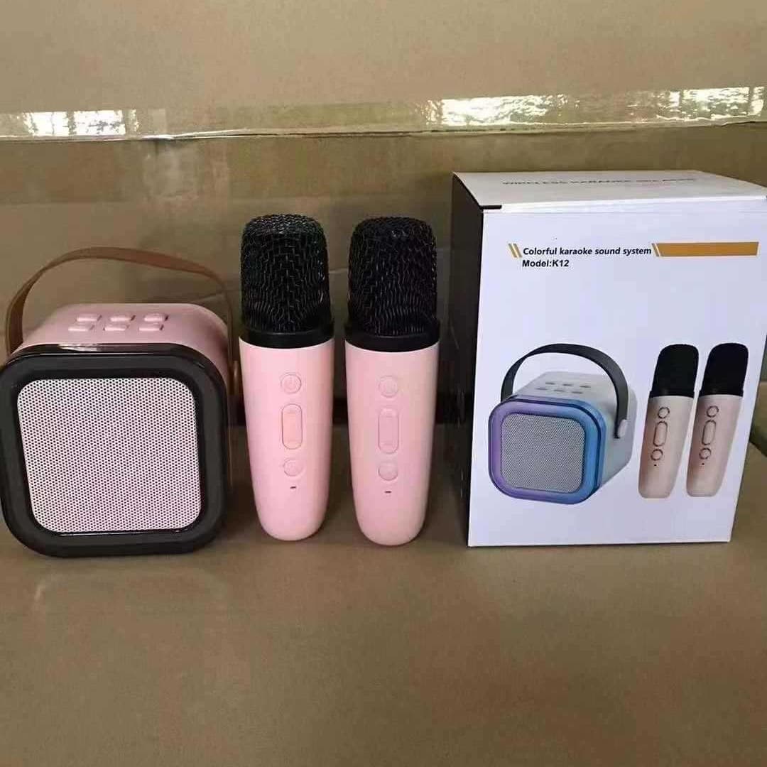 K12 Bluetooth karaoke speaker microphone audio integrated microphone small speaker high appearance value atmosphere family KTV fans