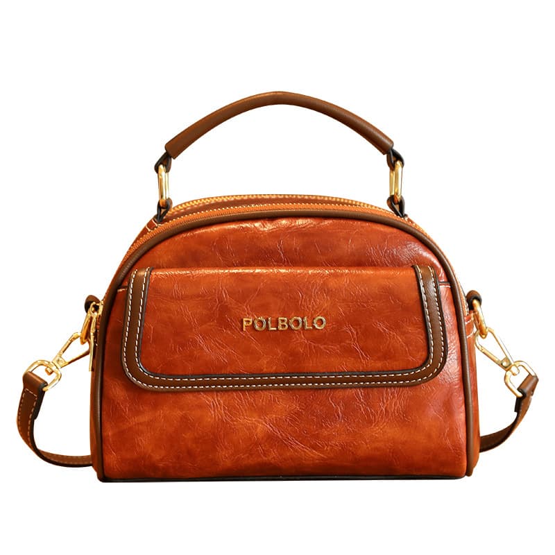 Korean Style Retro New Niche High-End Handbag Fashion Versatile Women's Casual Shoulder Crossbody Saddle Bag