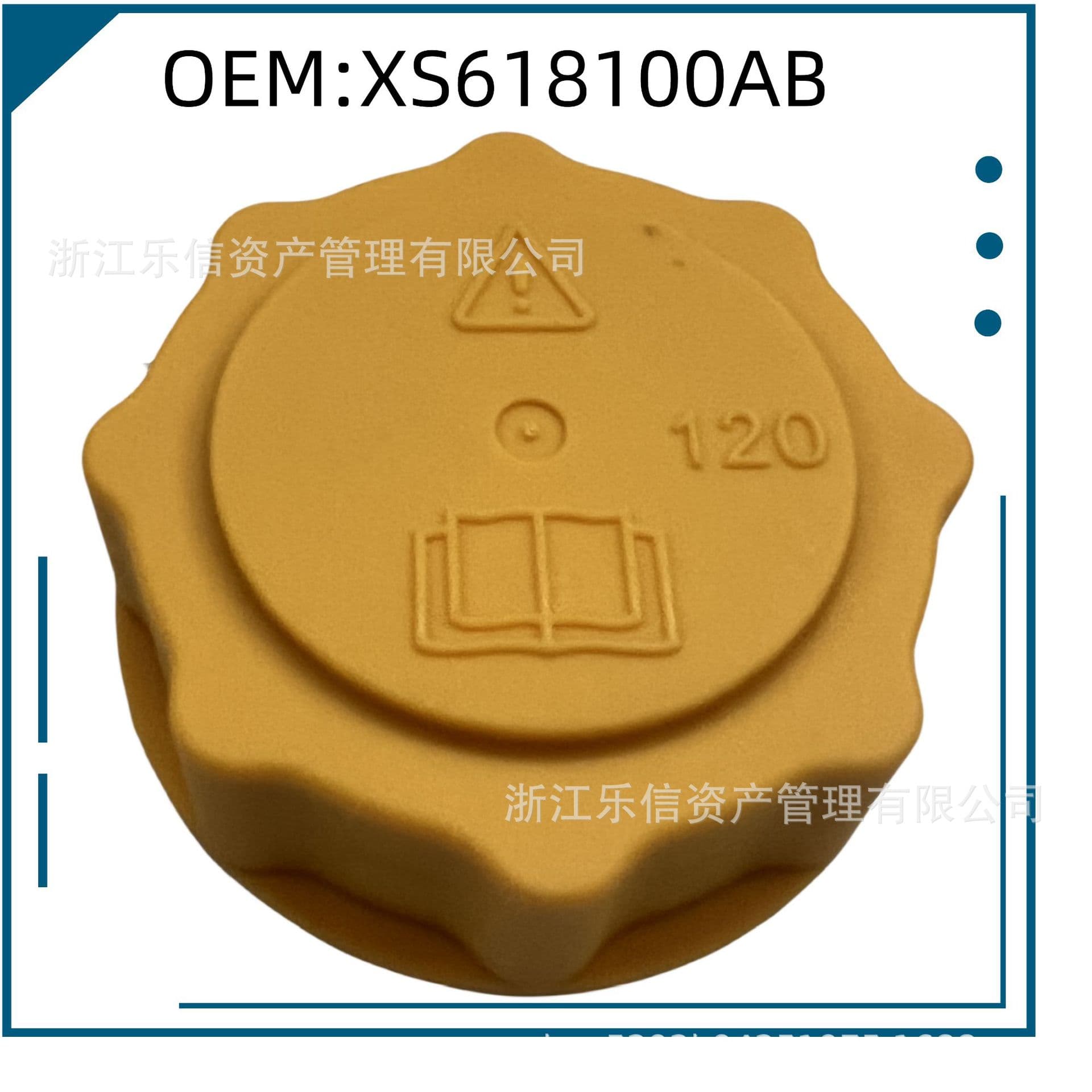 Cross-border E-commerce Manufacturer Wholesale Auto Parts Fits Fiesta Auxiliary Tank Cap Radiator Cap XS618100AB