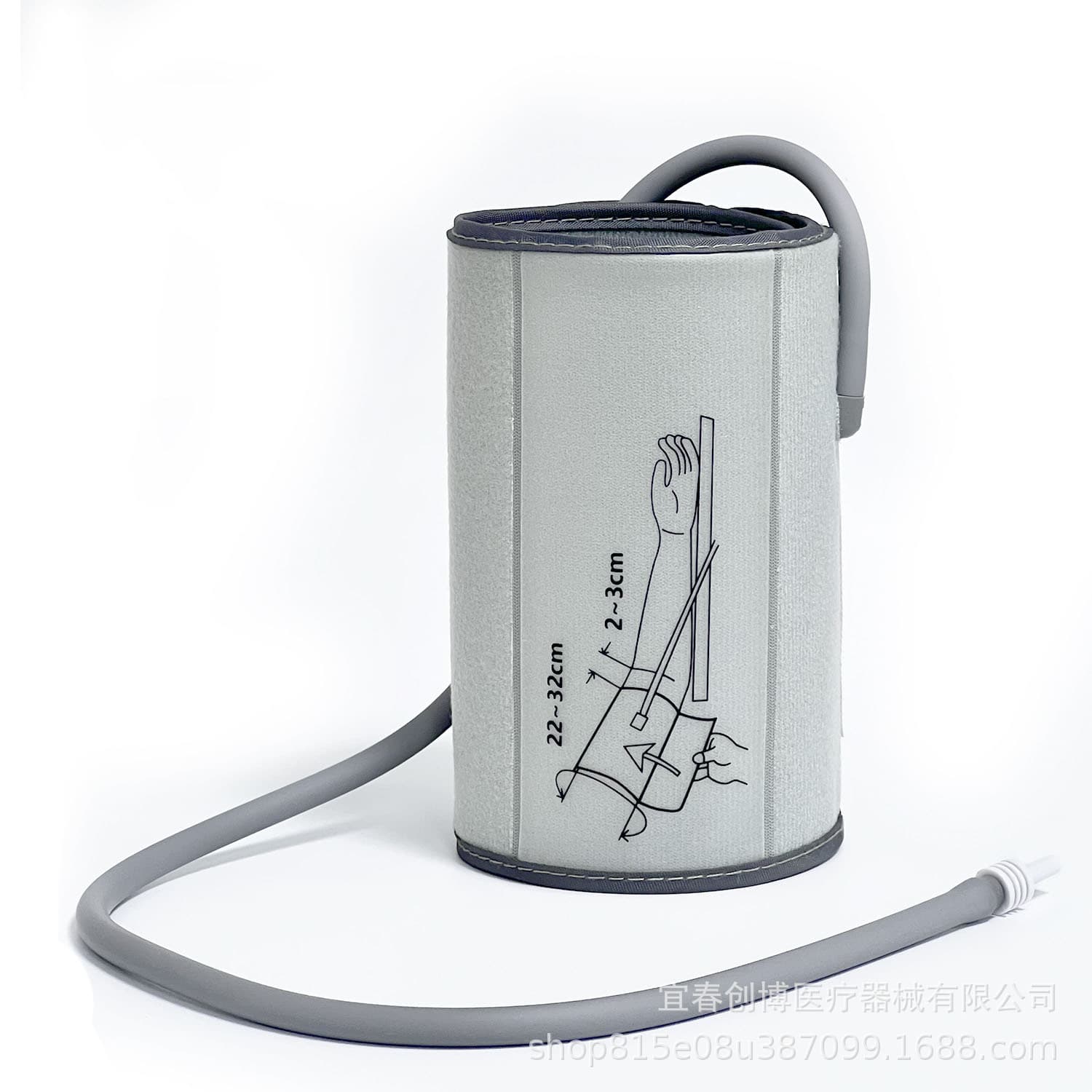 Household 360° Electronic Blood Pressure Monitor Cuff Medical Roll Armband Wrap Around Armband Factory Wholesale Foreign Trade Export