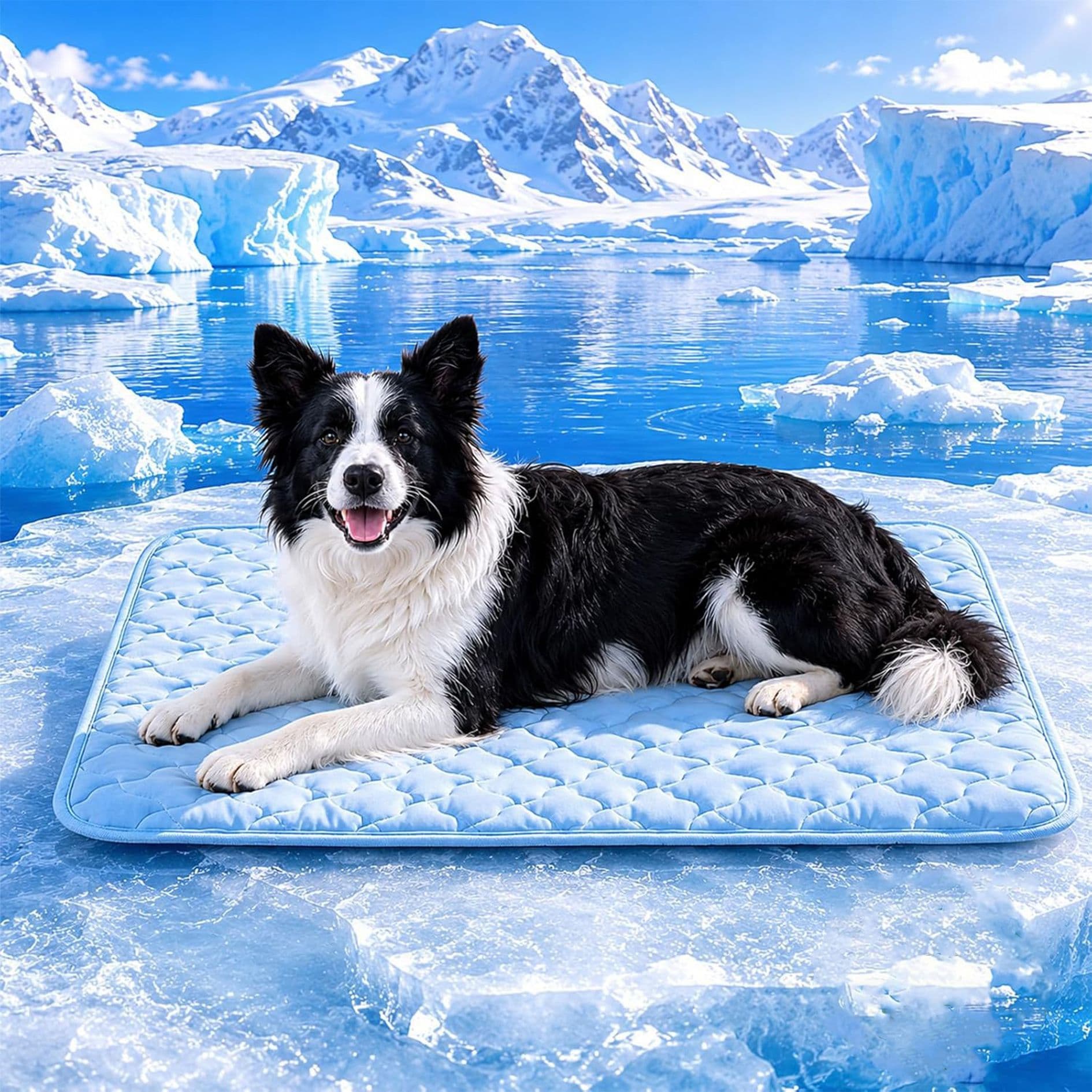 Cross-Border Summer Pet Ice Silk Cooling Mat, Cat and Dog Universal Cooling Mat, Washable, Lightweight, Breathable Dog Cooling Mat