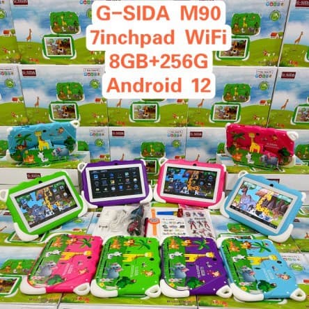 Cross-border Exclusive 7-inch New Kids Tablet for Learning, Entertainment, and Calls, WiFi, Geshida M90