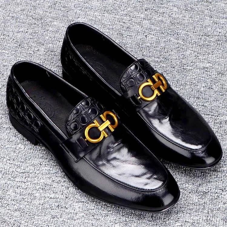 Douyin's popular new men's genuine leather shoes, business casual small leather shoes, one-step breathable and versatile formal leather shoes