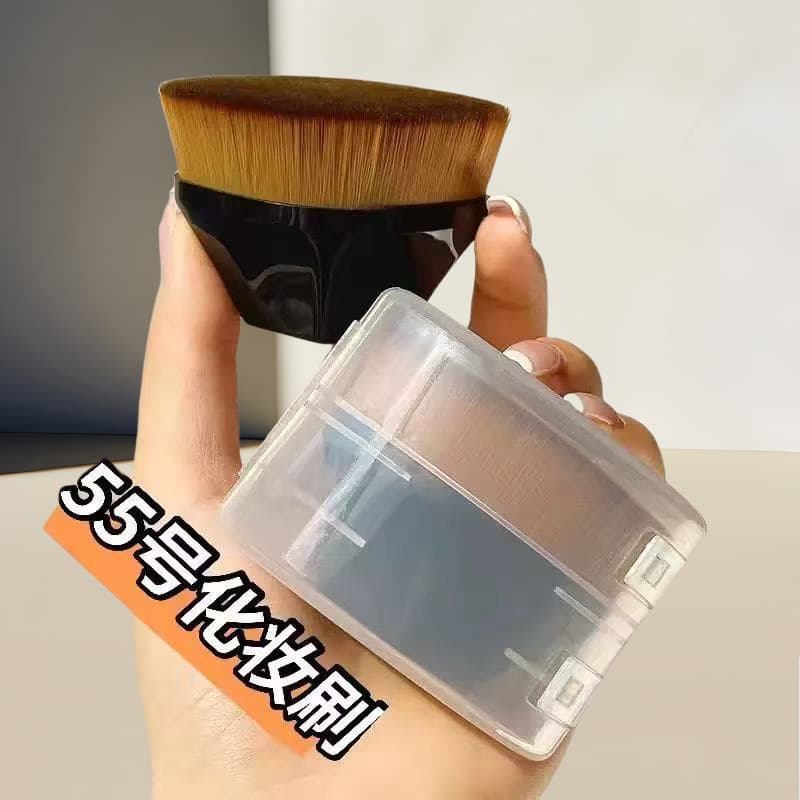 Explosions Manufacturer No. 55 Foundation Brush Flat Head Seamless Easy Makeup Petal Soft Makeup Brush Does Not Absorb Powder Beauty Tools