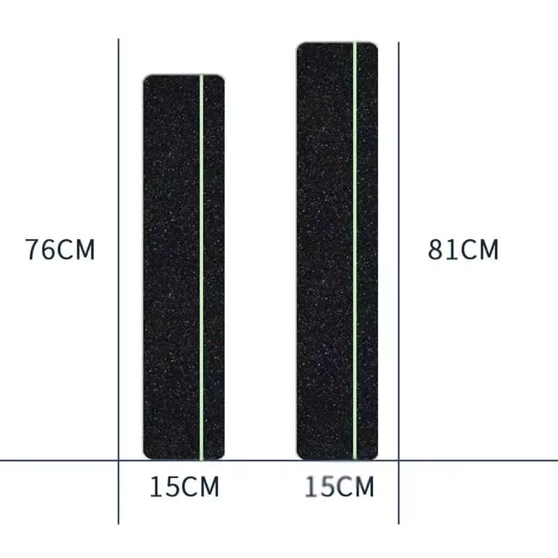 4*32 inch sheet PVC anti-slip tape with luminous frosted 80-mesh particles