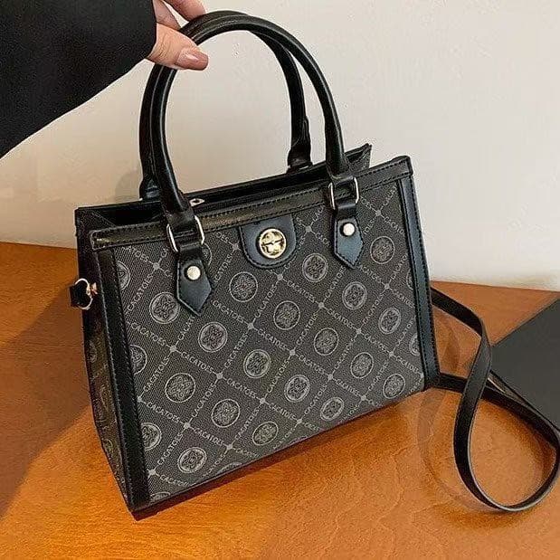 New European and American Retro Music Score Bag Large Capacity Casual Women's Tote Bag Fashion Versatile Commuter Shoulder Crossbody Bag
