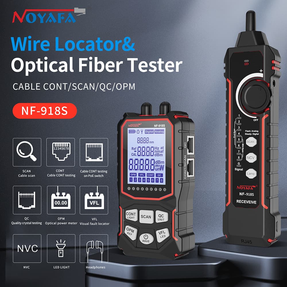 Choose NOYAFA foreign trade English version NF-918S line finder and line tester Network Cable Tester