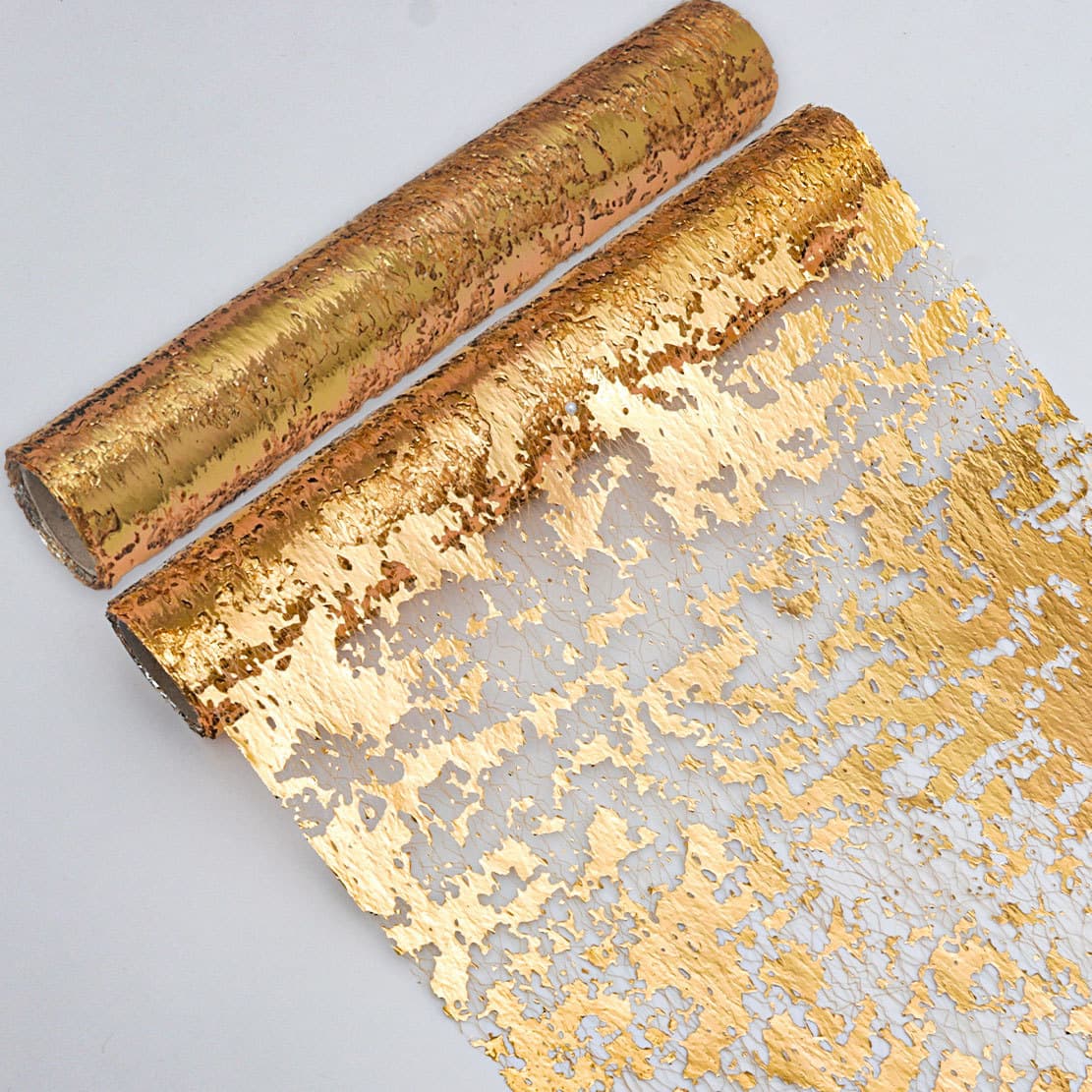 Atmosphere Dining Table Table Runner Arrangement Disposable Decoration Material Wedding Home Cross-border Exclusive Gold Foil Table Runner Placemat