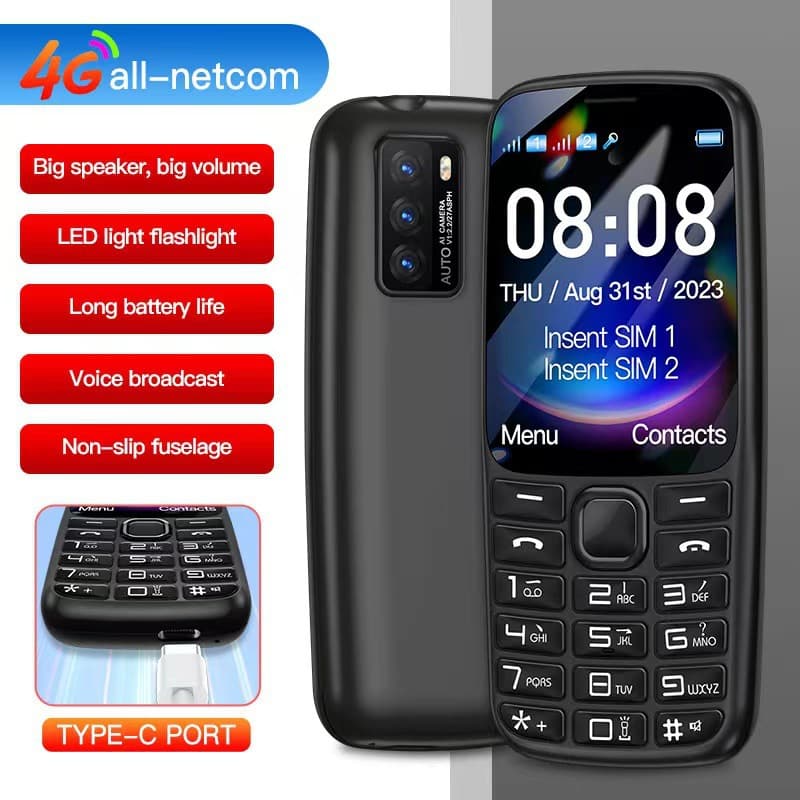 Hot new product cross-border mini mobile phone 4G full network function machine or network machine student family number mobile phone