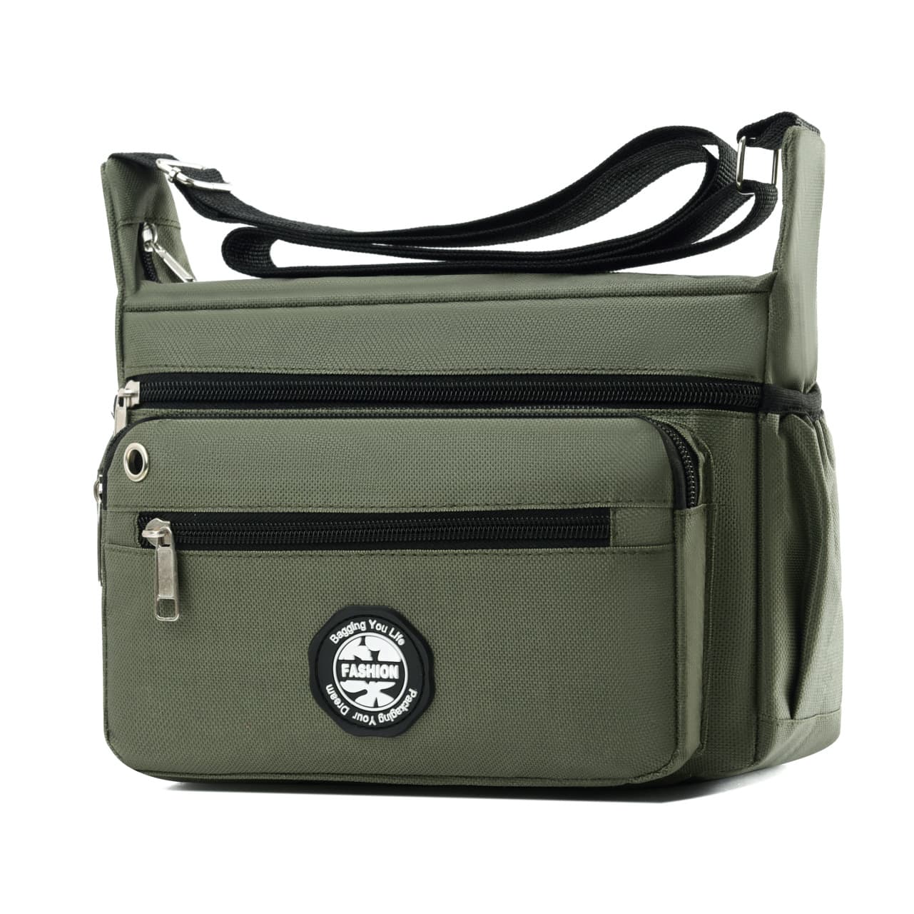 New Shoulder Bag Large Capacity Waterproof Durable Backpack Multi-Pocket Business Bag Business Bag Casual Cross-border Trade Crossbody