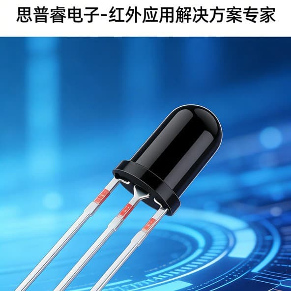 Anti-Strong Light F5 Cylindrical Bullet-Shaped Receiver Head, Panel Light Ceiling Light Remote Receiver, High Sensitivity Special