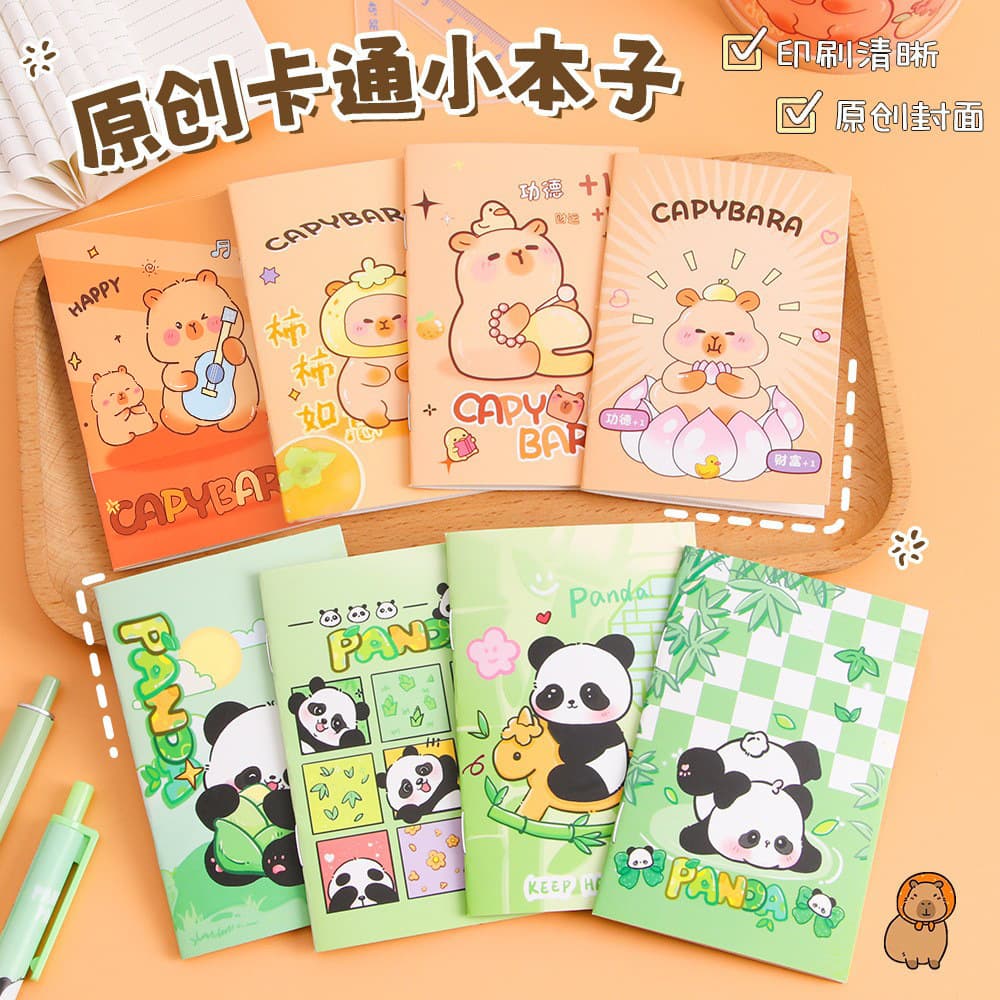 Cute Small Women's Heart Notebook For Students Portable Pocket Diary for Study Wholesale Office Culture Education Supplies