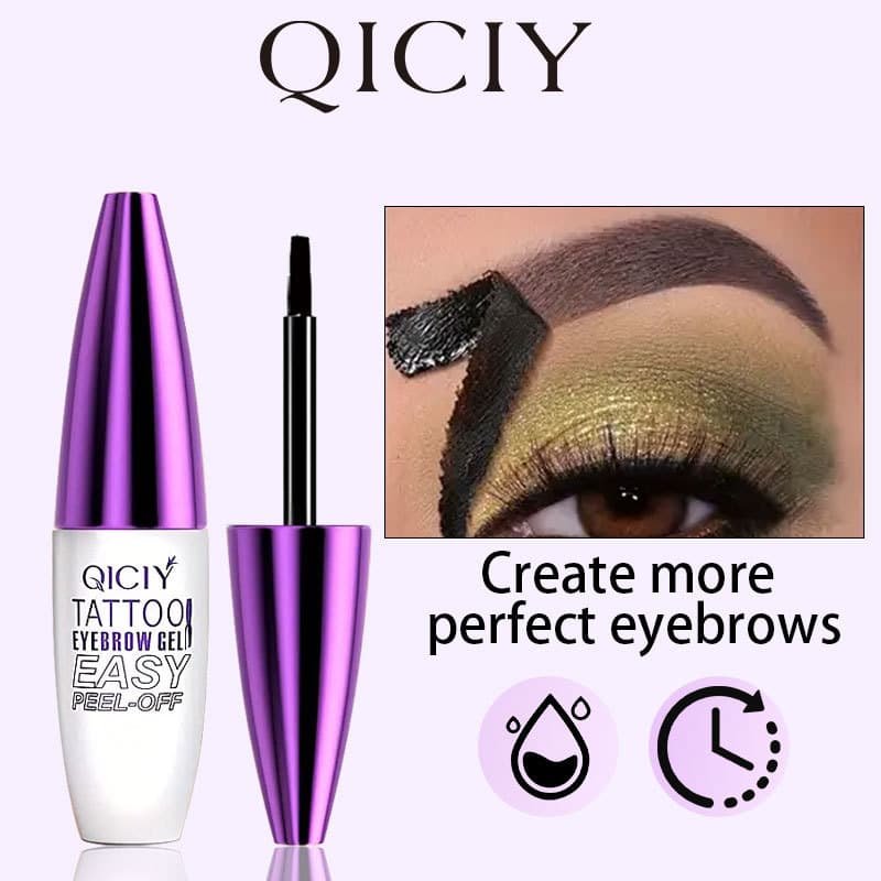 QICIY Peel-Off Brow Gel Long-Lasting Non-Fading Smudge-Proof Durable Peel-Off Brow Gel Cross-Border OEM Private Label Customization