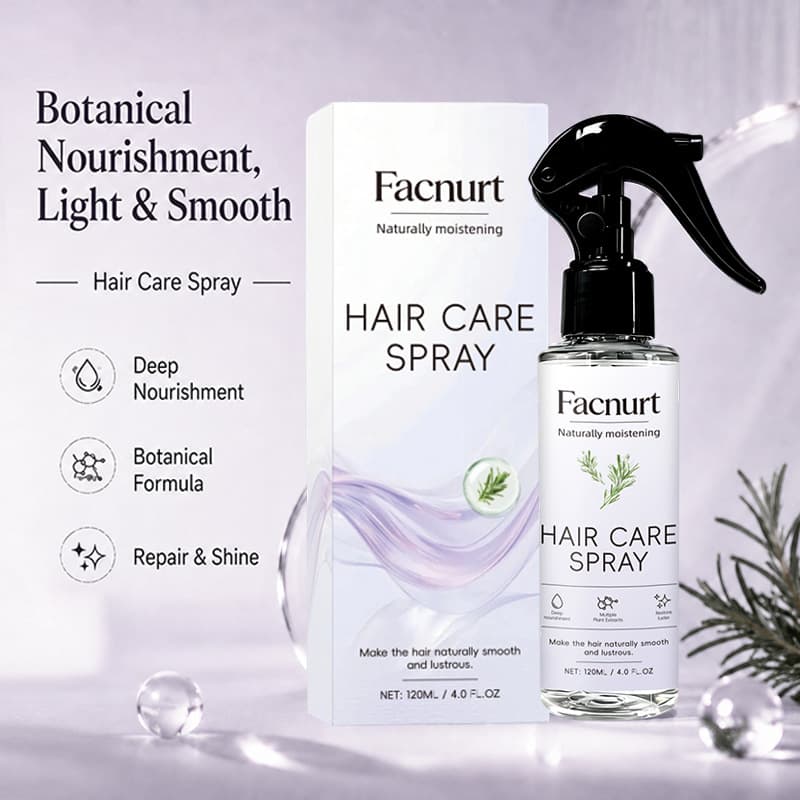 Facnurt Hair Spray - Smooth, Shiny, Long-Lasting Fragrance, No-Rinse Nourishing Treatment