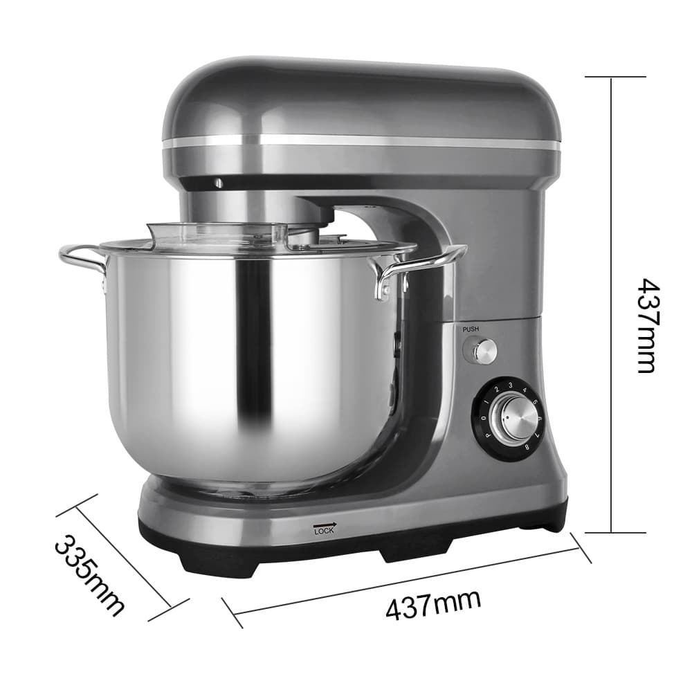 Stand Mixer Cross-Border Stock 5L 8L 10L 11L 12L 15L Large Capacity Dough Kneading European and American High Power Chef Machine