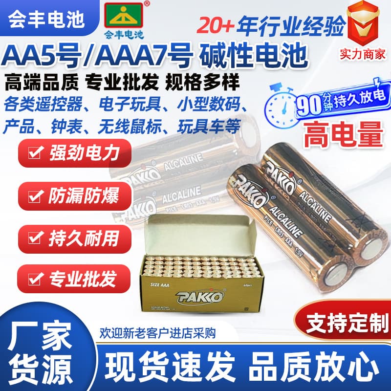 AA AAA Alkaline Thermometer Batteries, LR6 AA and LR03 AAA Dry Batteries for Toys, Remote Controls, Wireless Mice