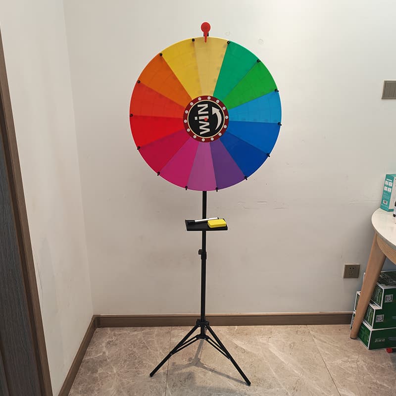 Detachable Modular Raffle Prize Wheel Draw Machine Activity Game Prop Manual Lottery Number Drawer Lucky Spin Wheel