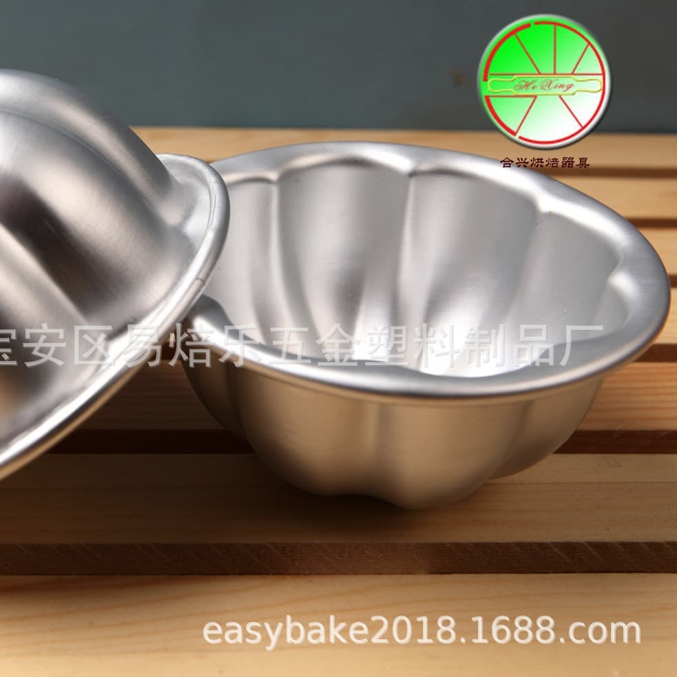 Aluminum Small Flower Cake Cups Aluminum Alloy Cake Molds Round Pudding Jelly Molds Baking Tools C21