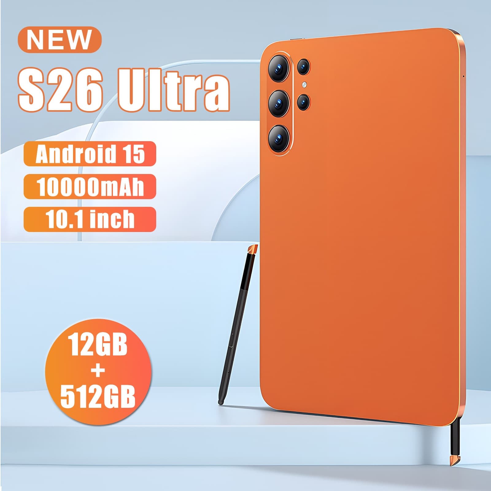 Cross-border S26 Ultra Android smart tablet 12+512G Android tablet source manufacturer can ship on behalf of