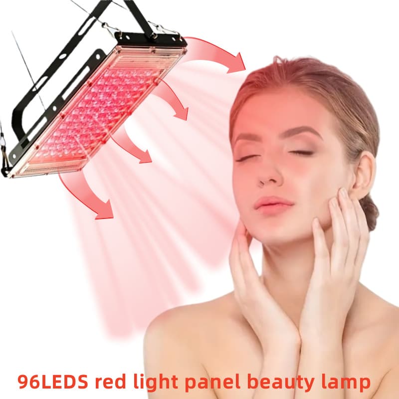 Cross-Border Hot Selling Infrared Therapy Lamp Red Light Therapy Beauty Lamp 96 LED Beads Infrared Therapy Lamp