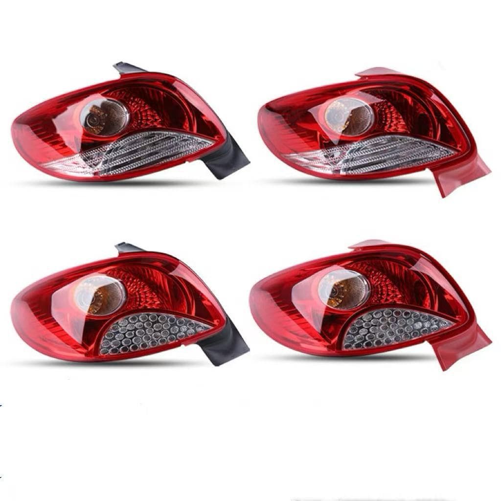 Rear tail light housing for Peugeot 207 hatchback and sedan, brake light cover, part number 9676712180 96