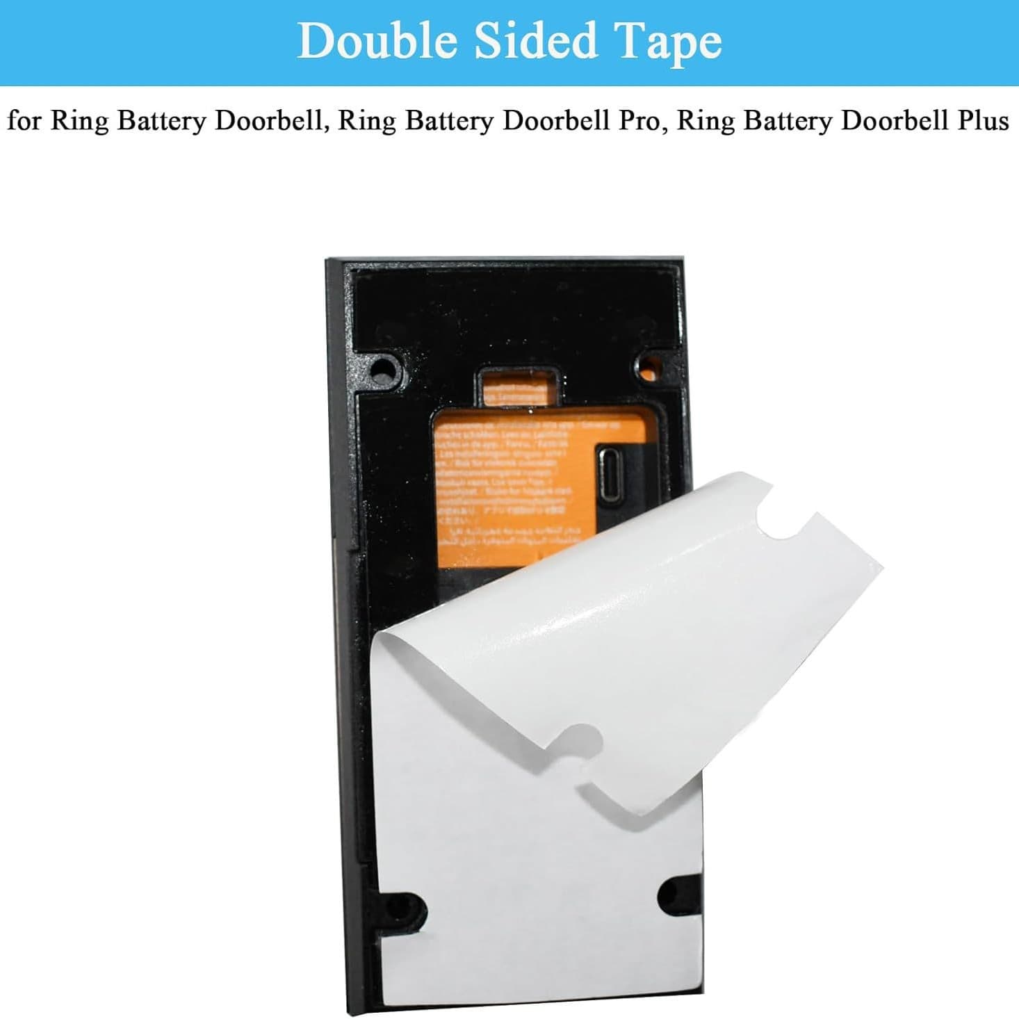 Cross-border New Product: No-drill Mount for RING Doorbell (Battery Version) with Double-sided Adhesive for Anti-theft Alarms