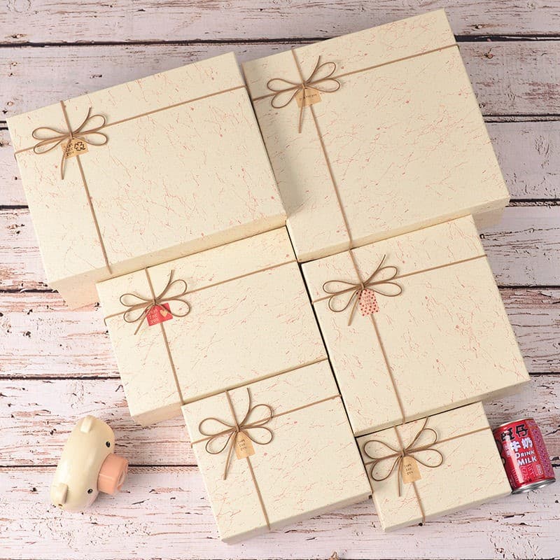 Gift Box for Men Gift Packaging Box Gift Box Birthday Box Beige Premium Perfume Gift Box Empty Box