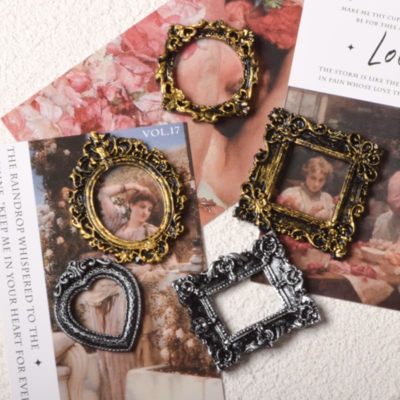 Retro-style mini framed photo wall decorations, DIY creative ornaments and accessories, photo props