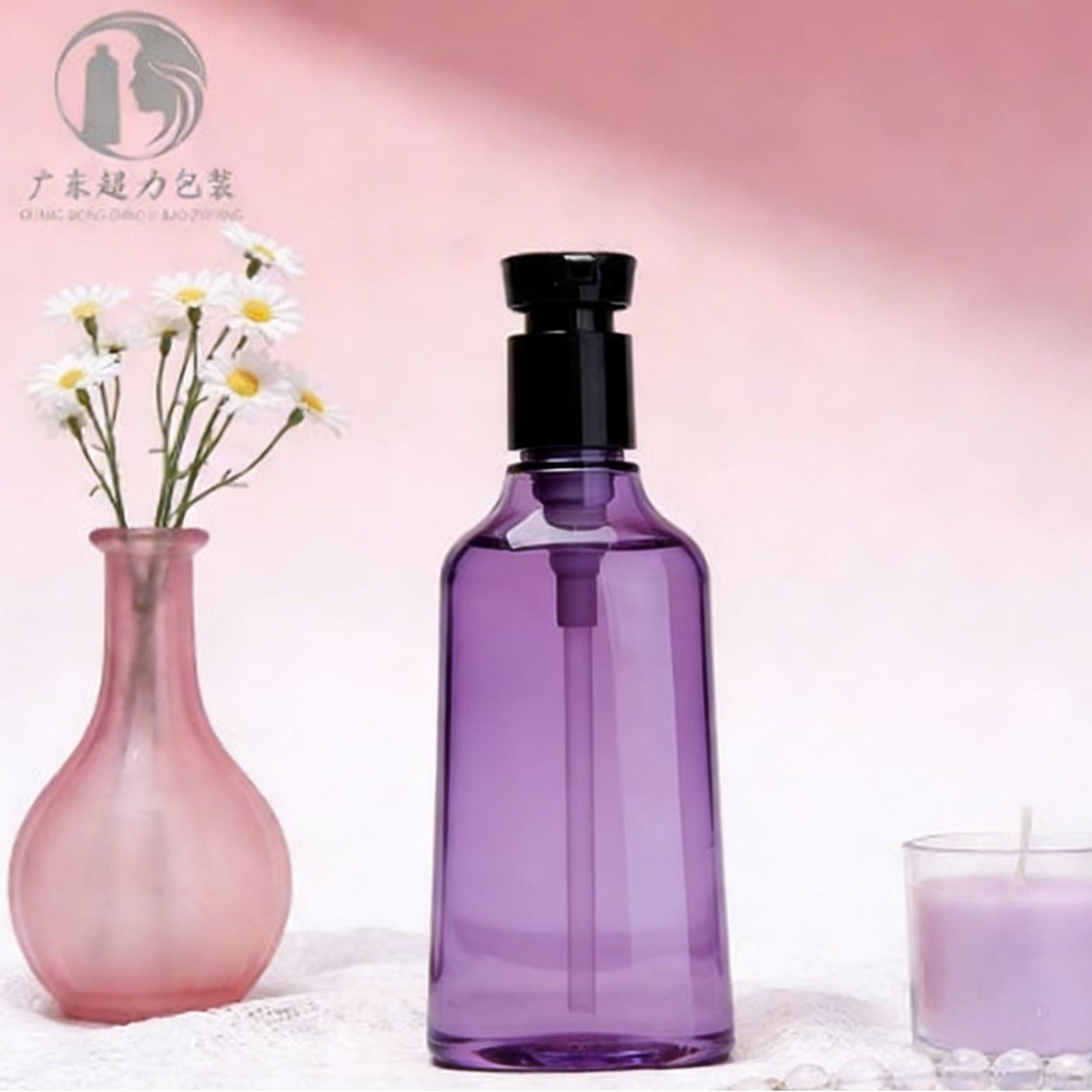 Customizable 500ml PET Plastic Bottle for Hotel Shampoo, Shower Gel, Conditioner Empty Bottle Premium