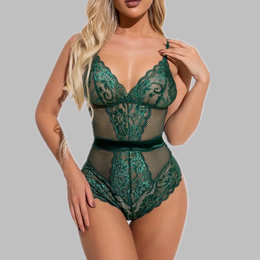 Bowknot Bodysuit Lingerie Sexy Backless Easy-Off Tight Hot Uniform Set Wholesale European & American Style