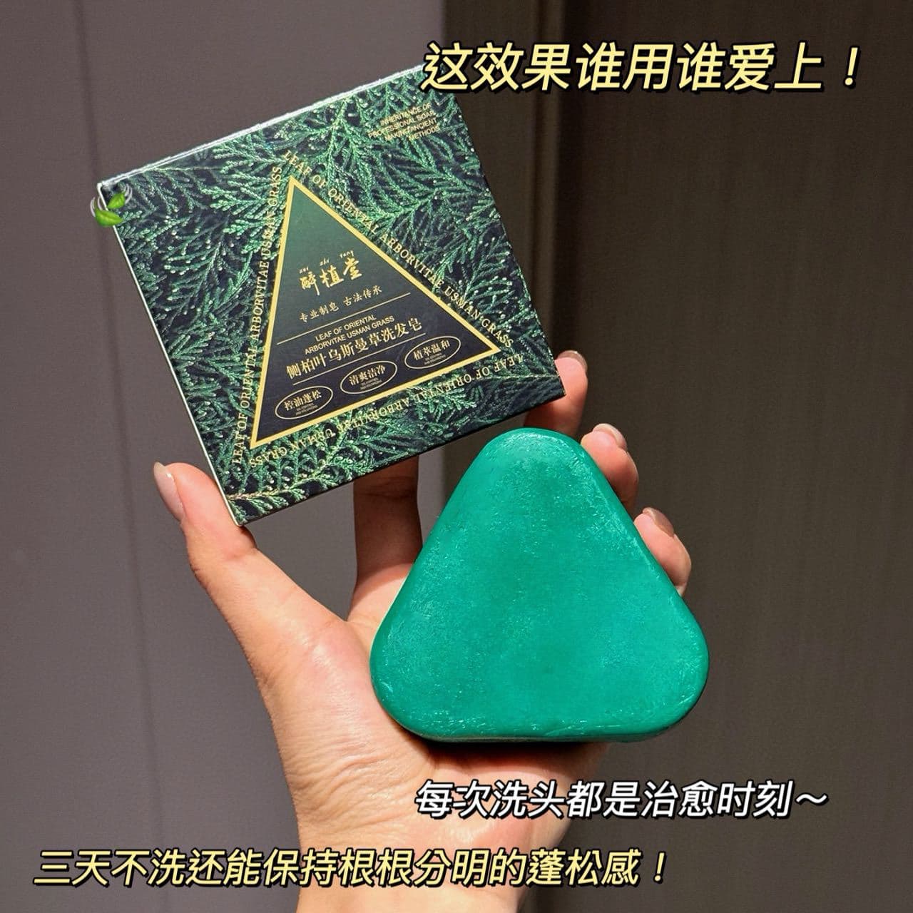Arborvitae Leaf and Usmanthus Shampoo Soap: Nourishing, Anti-breakage, Refreshing, Cleansing, and Oil-Controlling Handmade Solid Soap for Women