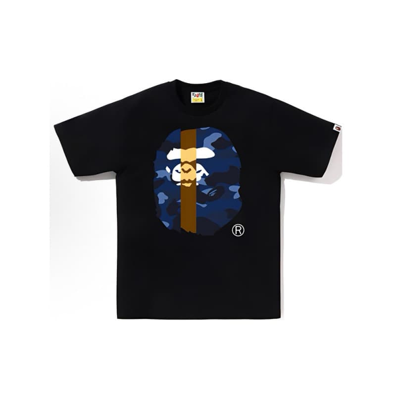 Cross-Border Foreign Trade Trendy Brand Ape Head Heavyweight Short-Sleeve Unisex Shark T-Shirt Wholesale Half-Sleeve Top