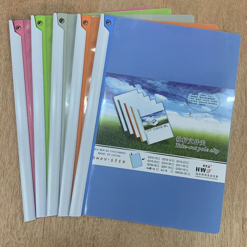 Wholesale QW324A rotating folder rocker A4 report folder puller clamp resume binding folder file folder